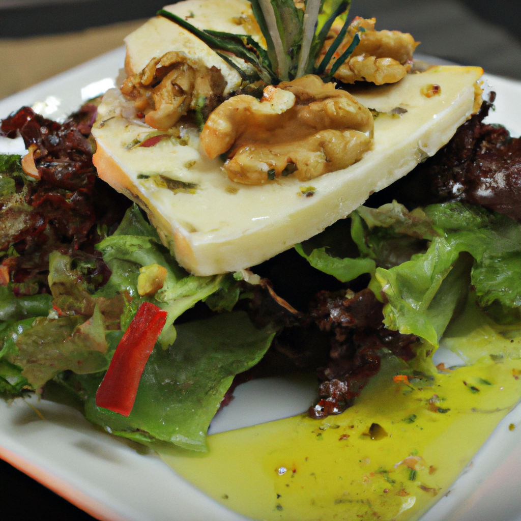 Ensalada de Queso de Cabra y Nueces Ensalada de Queso de Cabra y Nueces